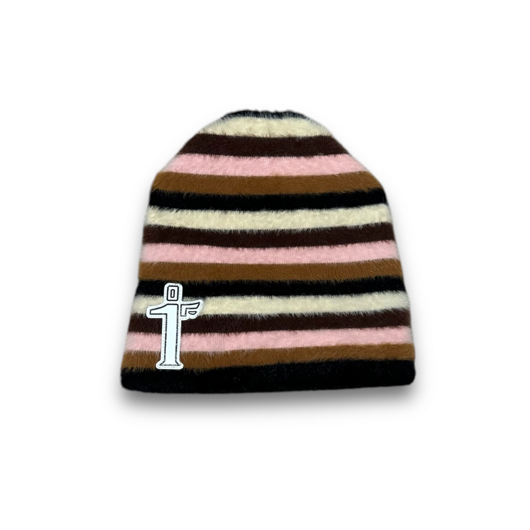 Tonal mohair beanie